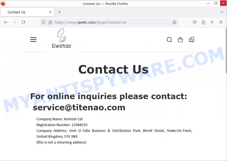 Ipeitn.com scam contacts