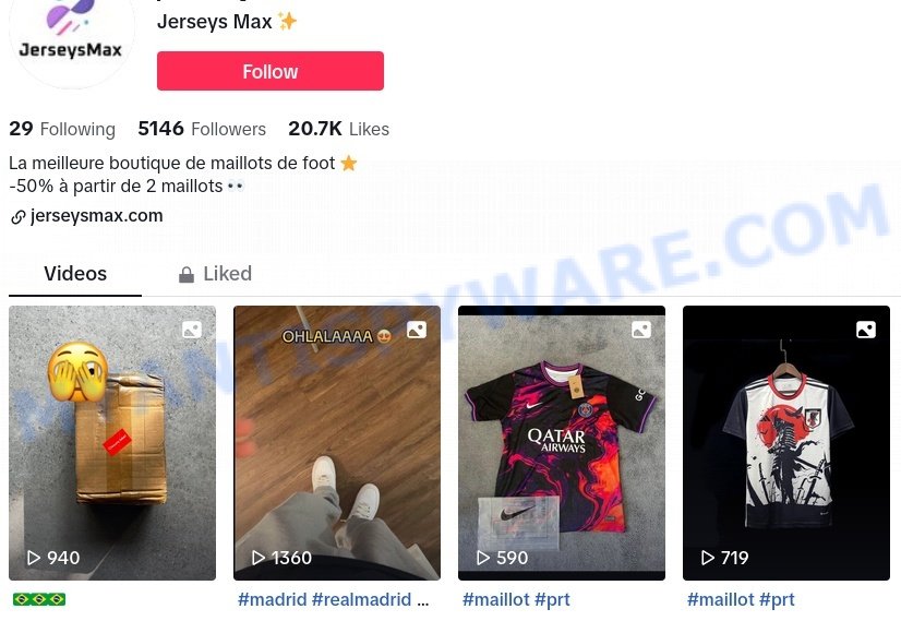 Jerseysmax.com profile