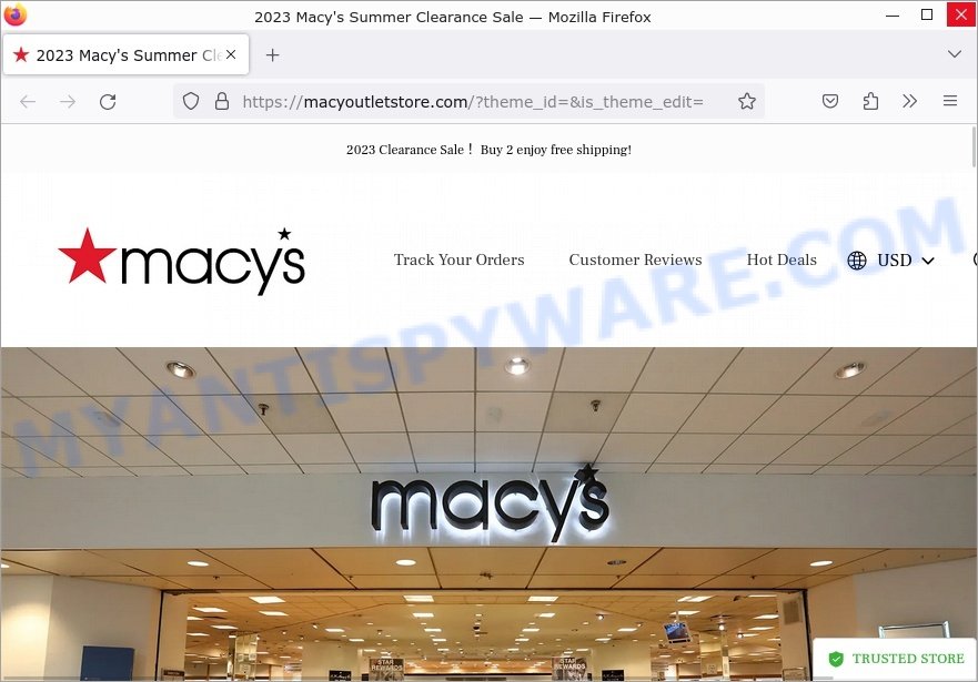 Macyoutletstore.com 2023 Macys Summer Clearance Sale scam