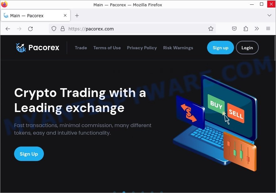 Pacorex.com crypto scam