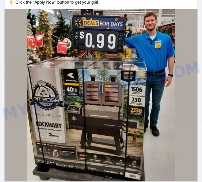 Pit Boss Grill facebook scam ads