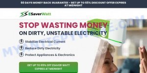 Powerwattwise.com ESAVER WATT scam
