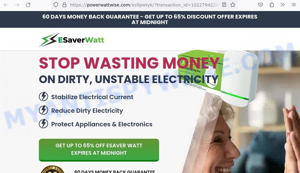 Powerwattwise.com ESAVER WATT scam