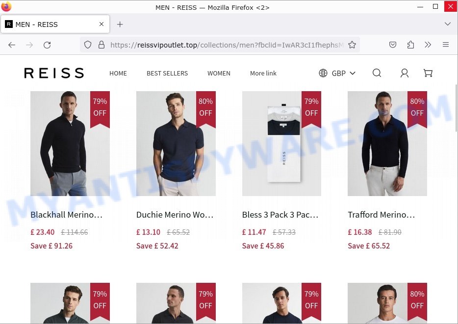 Reissvipoutlet.top scam