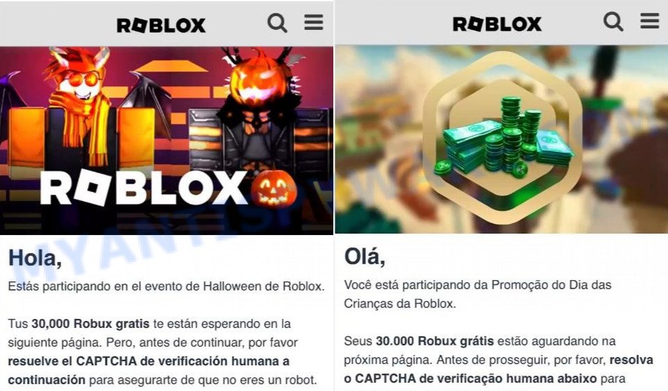 Robux gratis, •, Roblox