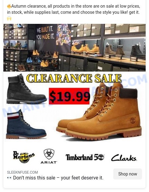 Sleeknfuse.com ads