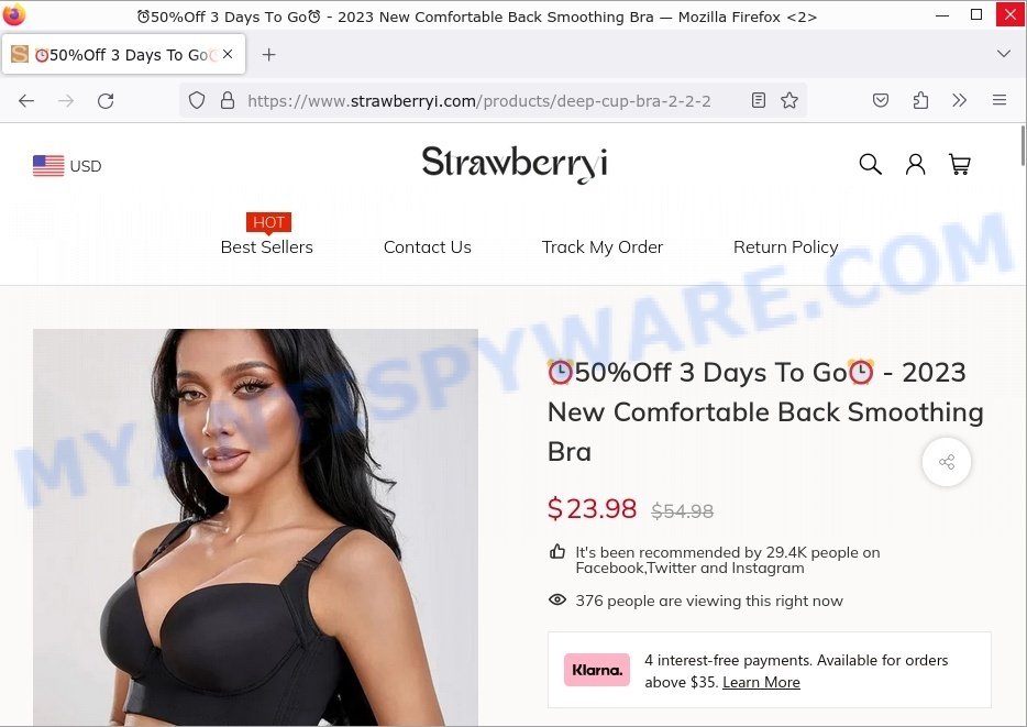 Strawberryi.com Review: Is '2023 New Comfortable Back Smoothing