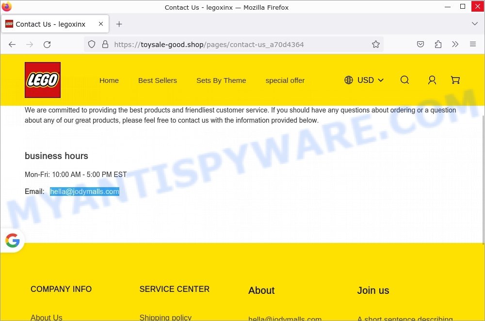 Toysale-good.shop contacts