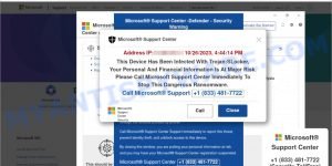 Trojan Slocker PopUp Scam Device Err00r Code B9PwNn100d7