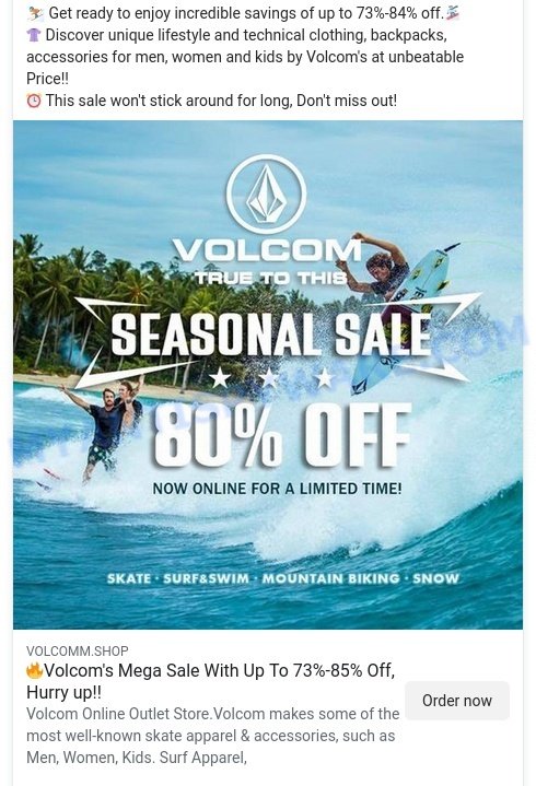 Volcomm.shop ads