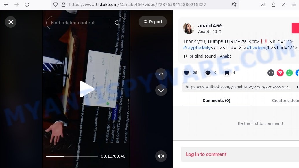 Voxsu.com tiktok scam