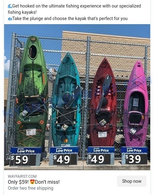 Wayfairst.com scam ads