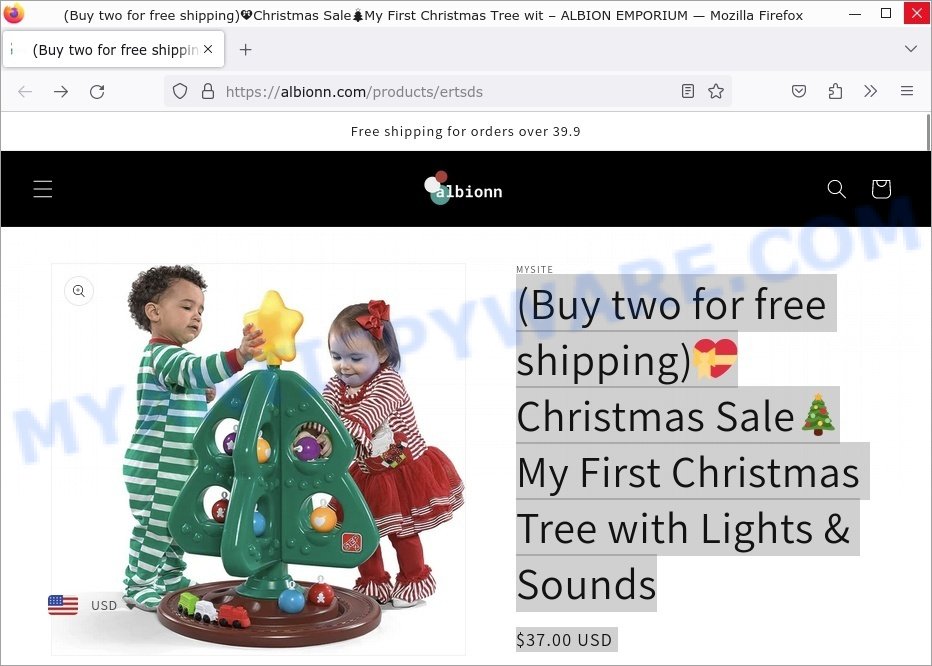 Albionn.com ads