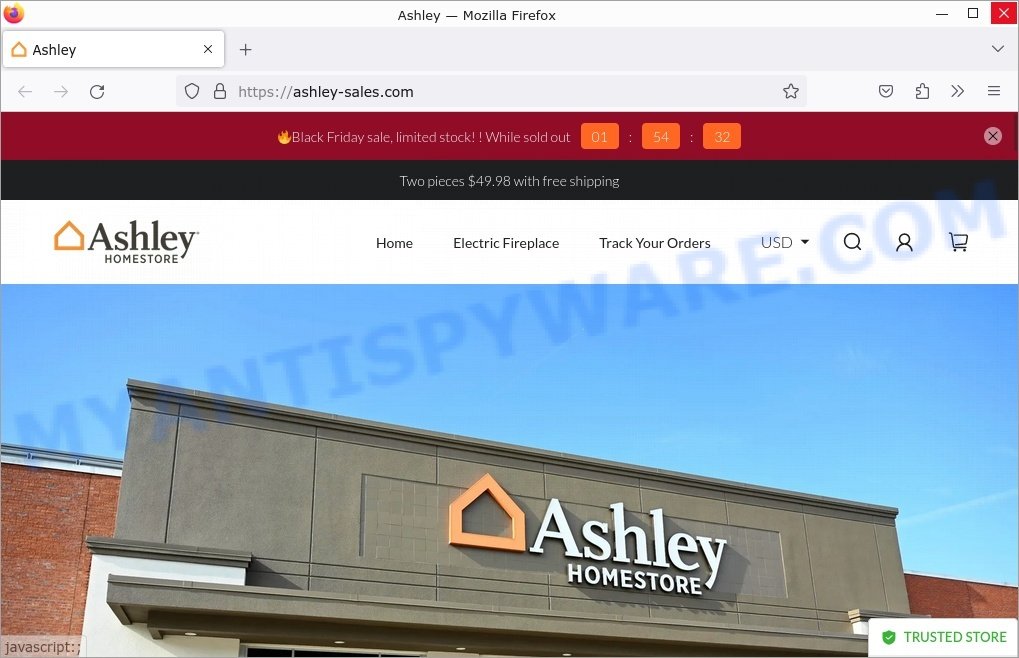 Ashley-Sales.com scam