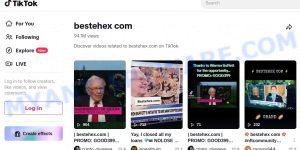 Bestehex.com Baffett Bitcoin Promo code Scam