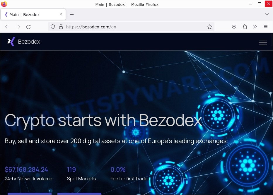 Bezodex.com crypto scam