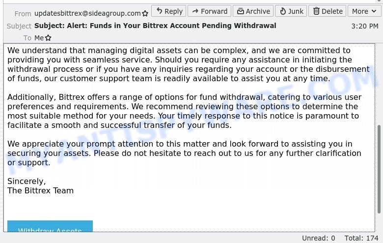 Bittrex Scam Email