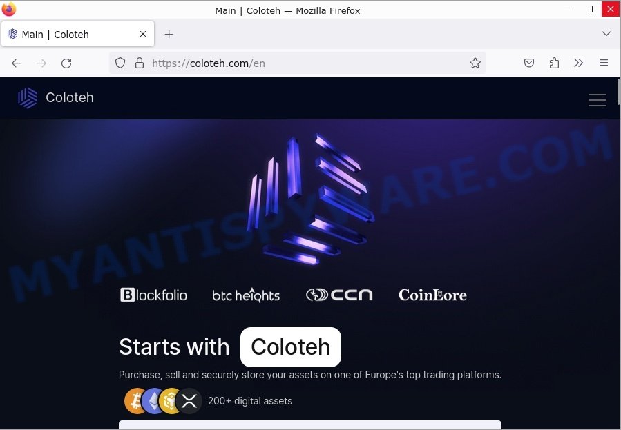 Coloteh.com bitcoin promo code scam
