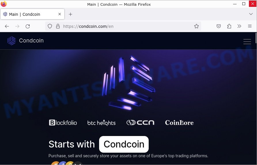 Condcoin.com Elon Musk crypto scam