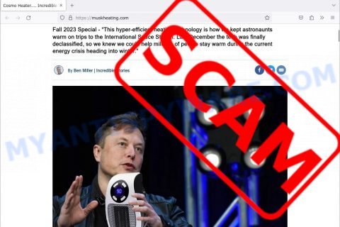 Cosmo Heater Elon Musk SCAM