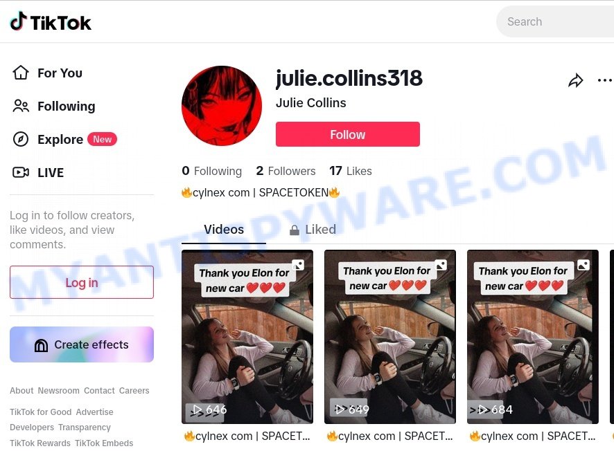 Cylnex.com Bitcoin scam
