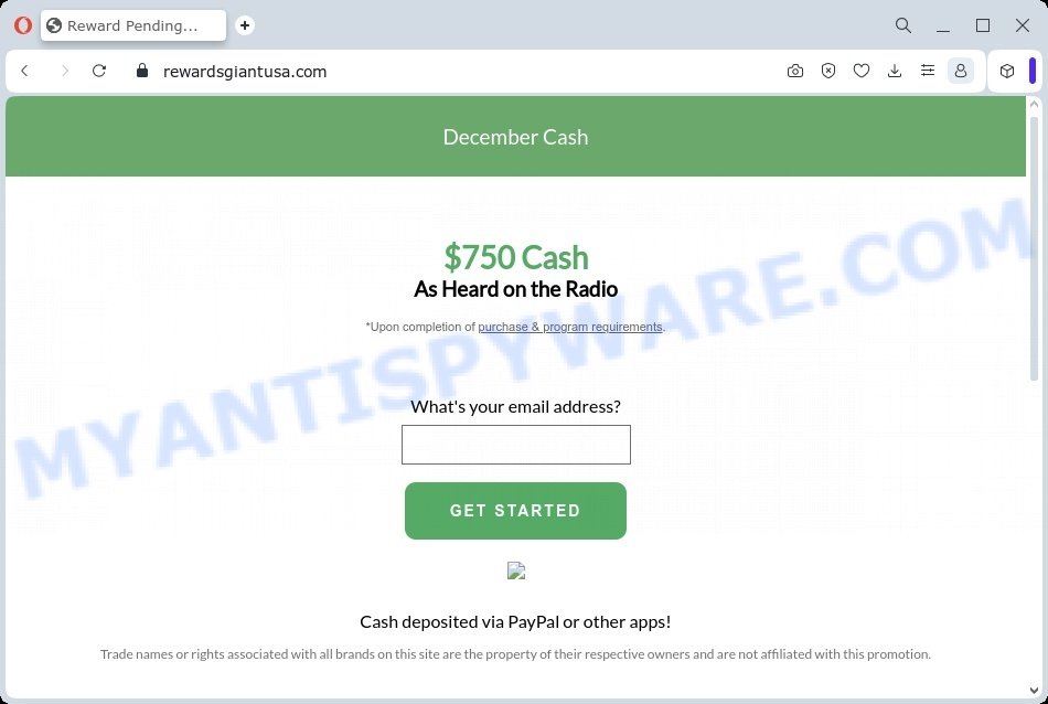 December Cash 2023 rewardsgiantusa