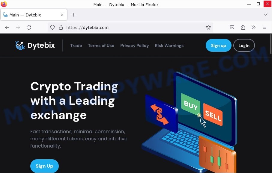 Dytebix.com Bill Gates TikTok Bitcoin promo code Scam