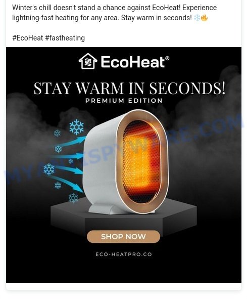 EcoHeat Heater ads