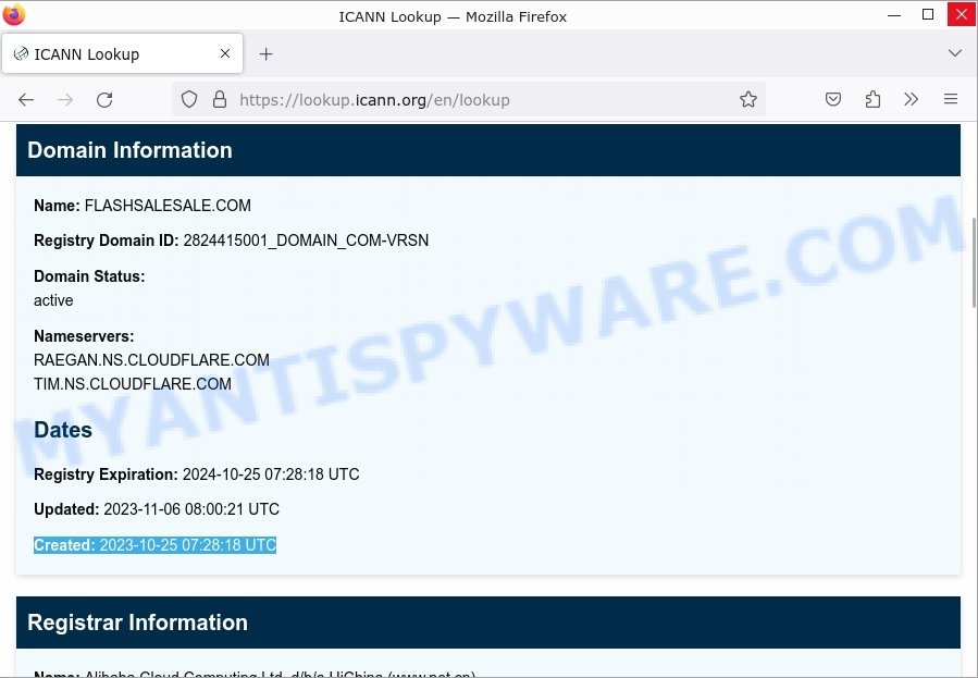 Flashsalesale.com LEGO 80 OFF STOCK CLEARANCE Scam whois