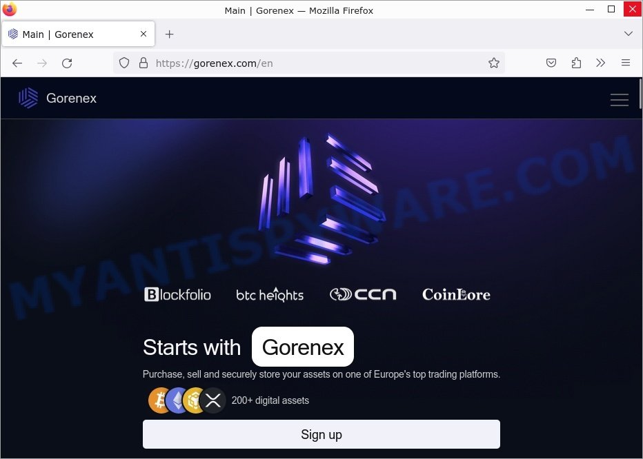 Gorenex.com crypto scam