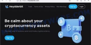 Heydderbit.com TikTok bitcoin promo code scam