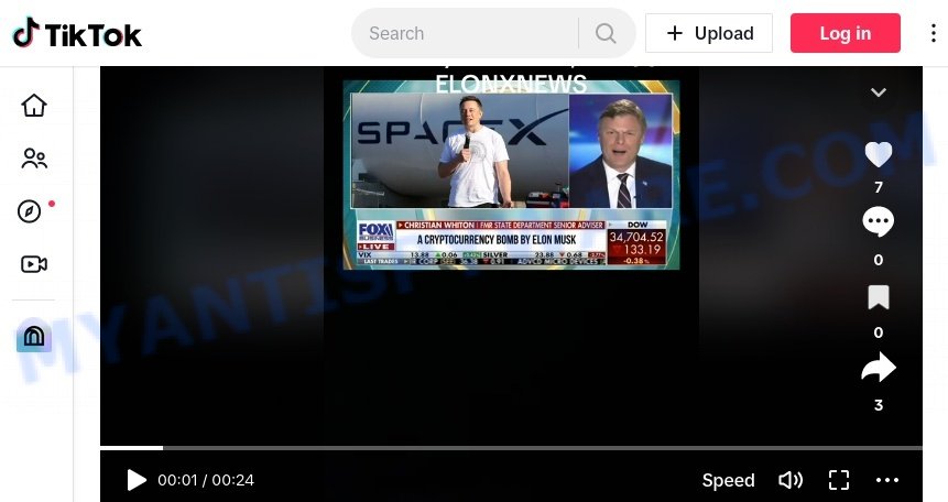 Mavetex.com TikTok Elon scam