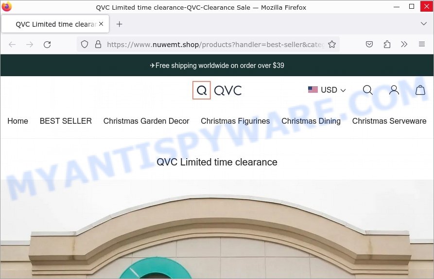 Nuwemt.shop QVC Limited time clearance Sale Scam