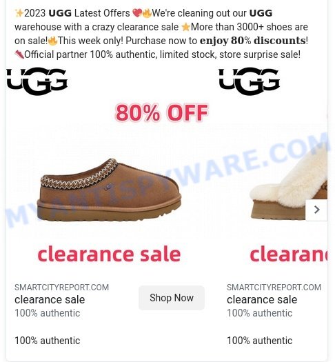 Is Facebook 80 UGG Warehouse Clearance Sale Legitimate or a Scam