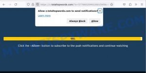 Totaltopwords.com Press Allow Scam
