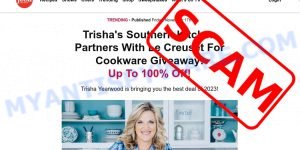 Trisha Yearwood Le Creuset Giveaway Scam