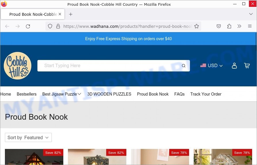 Wadhana.com Proud Book Nook-Cobble Hill Country Scam