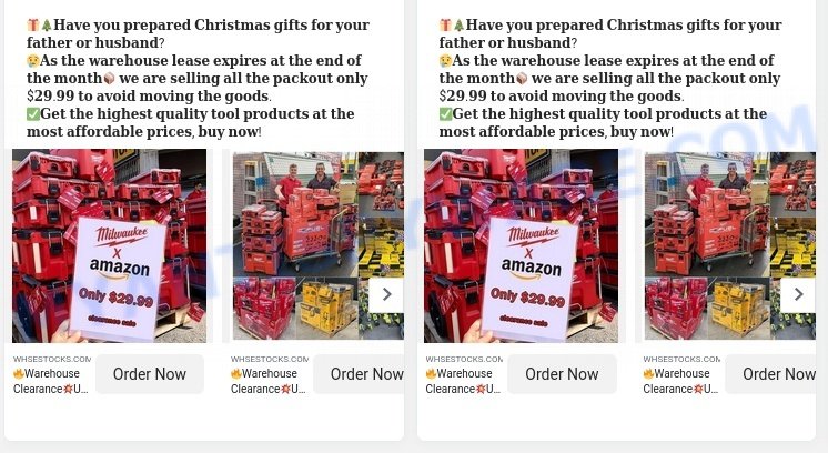 Whsestocks.com Milwaukee Amazon Warehouse Clearance Sale scam