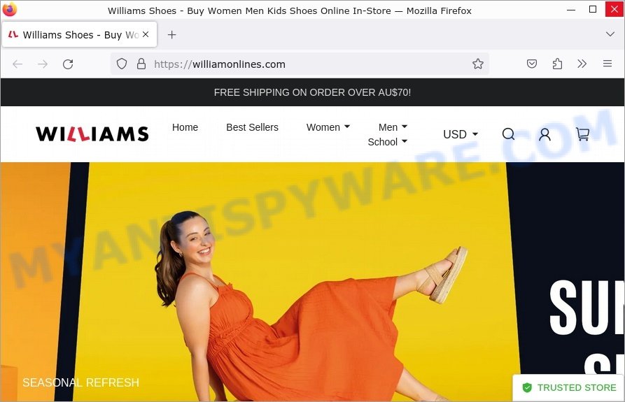 Williamonlines.com scam store
