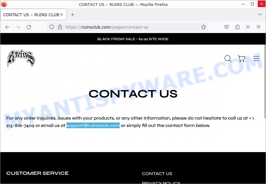 ruinsclub.com RUINS CLUB contacts