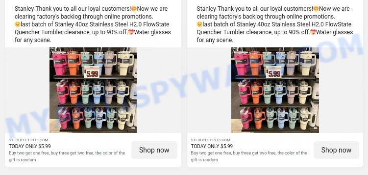 90 off Stanley Tumbler Sale scam