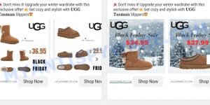 Acleverblitz.com UGG Black Friday sale scam