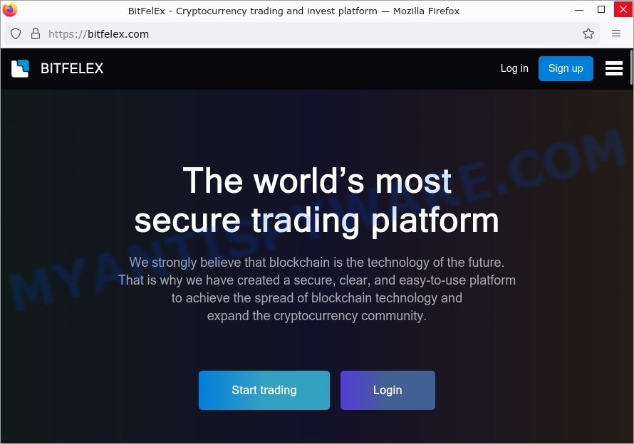 BitFelEx Cryptocurrency trading and invest platform scam