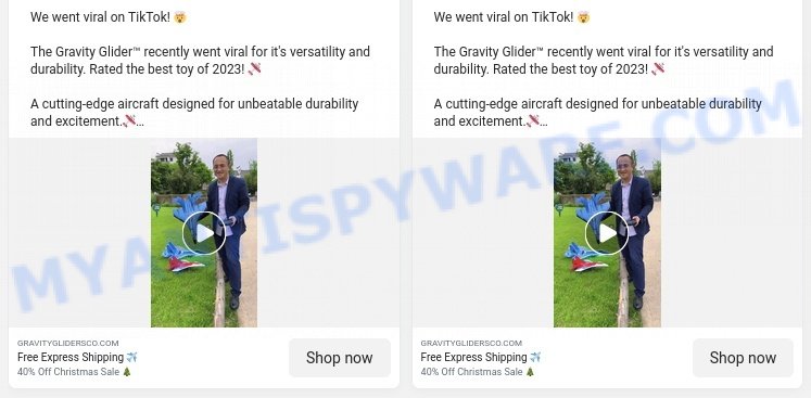 Gravityglidersco.com Gravity Glider ads