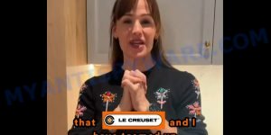 Jennifer Garner Le Creuset giveaway scam
