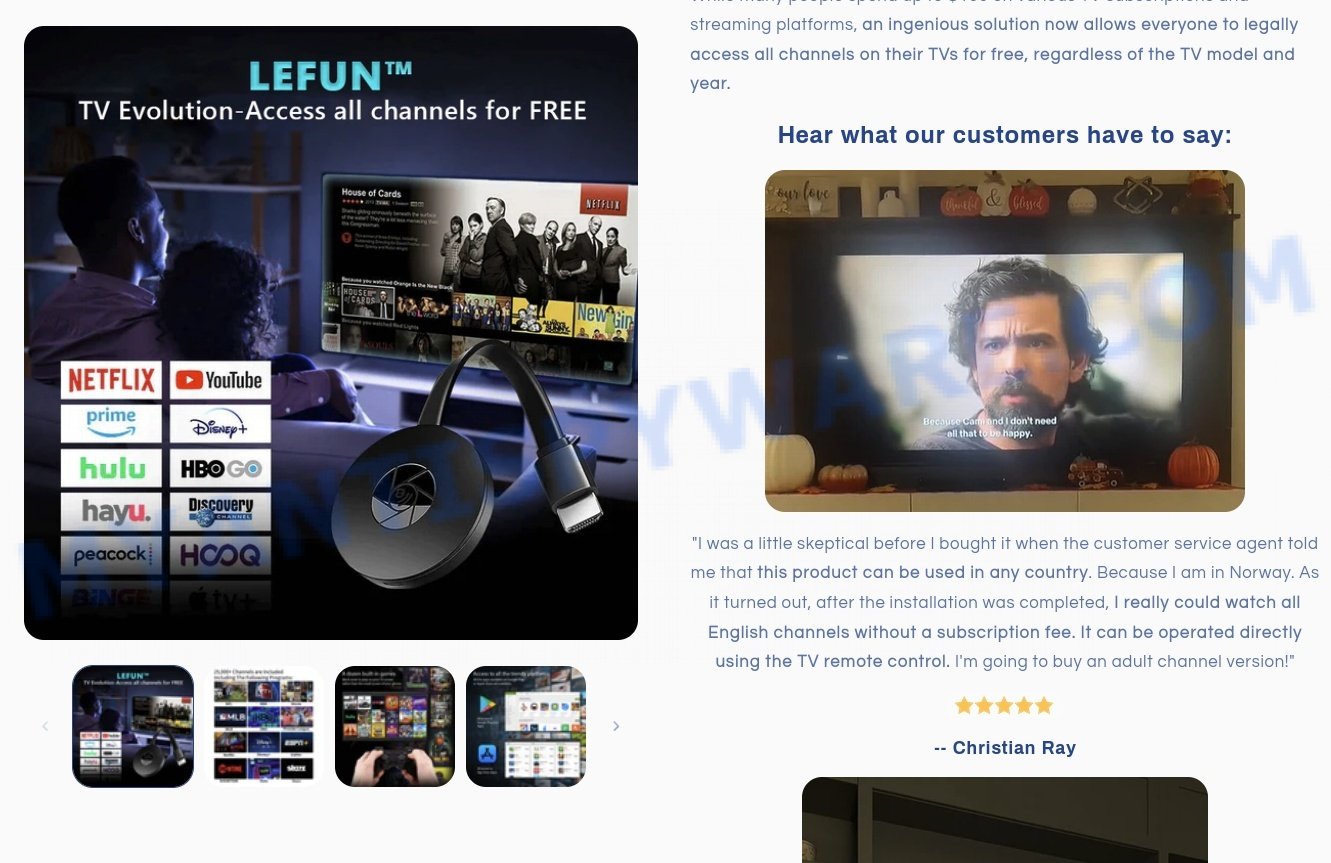LEFUN TV Streaming Device reviews