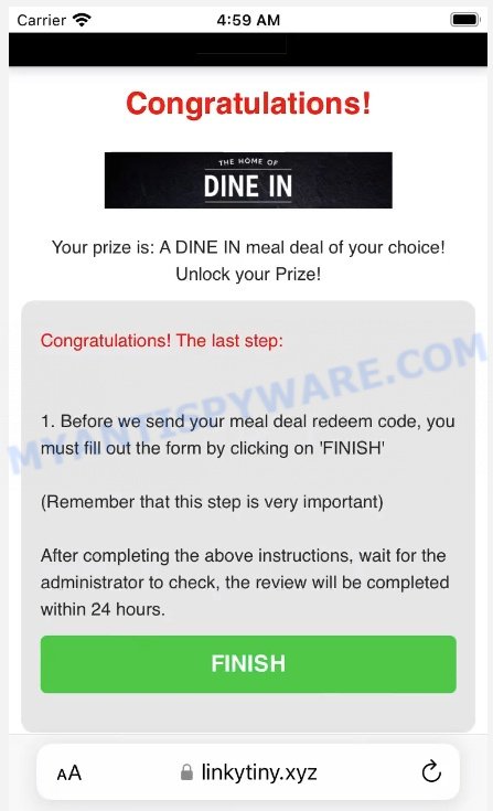 Linkytiny.xyz Whatsapp laststep scam