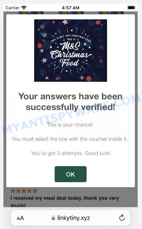 Linkytiny.xyz Whatsapp survey scam