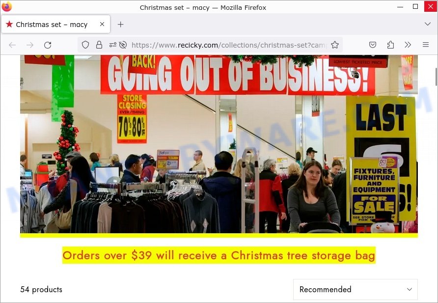 Macys Backstage Clearance Scam store