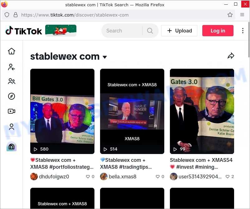 Stablewex.Bill Gates promo code scam
